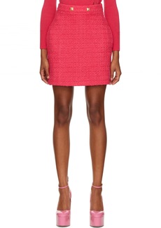 Valentino Pink Knit Miniskirt