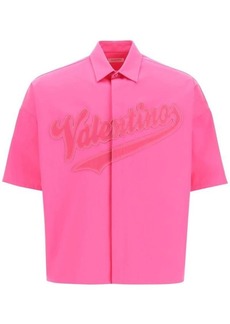 Valentino pink pp bowling shirt