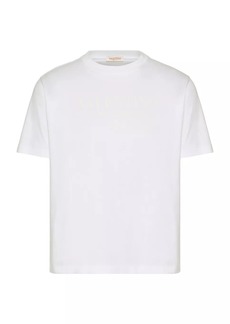 Valentino Print Cotton Crewneck T-Shirt