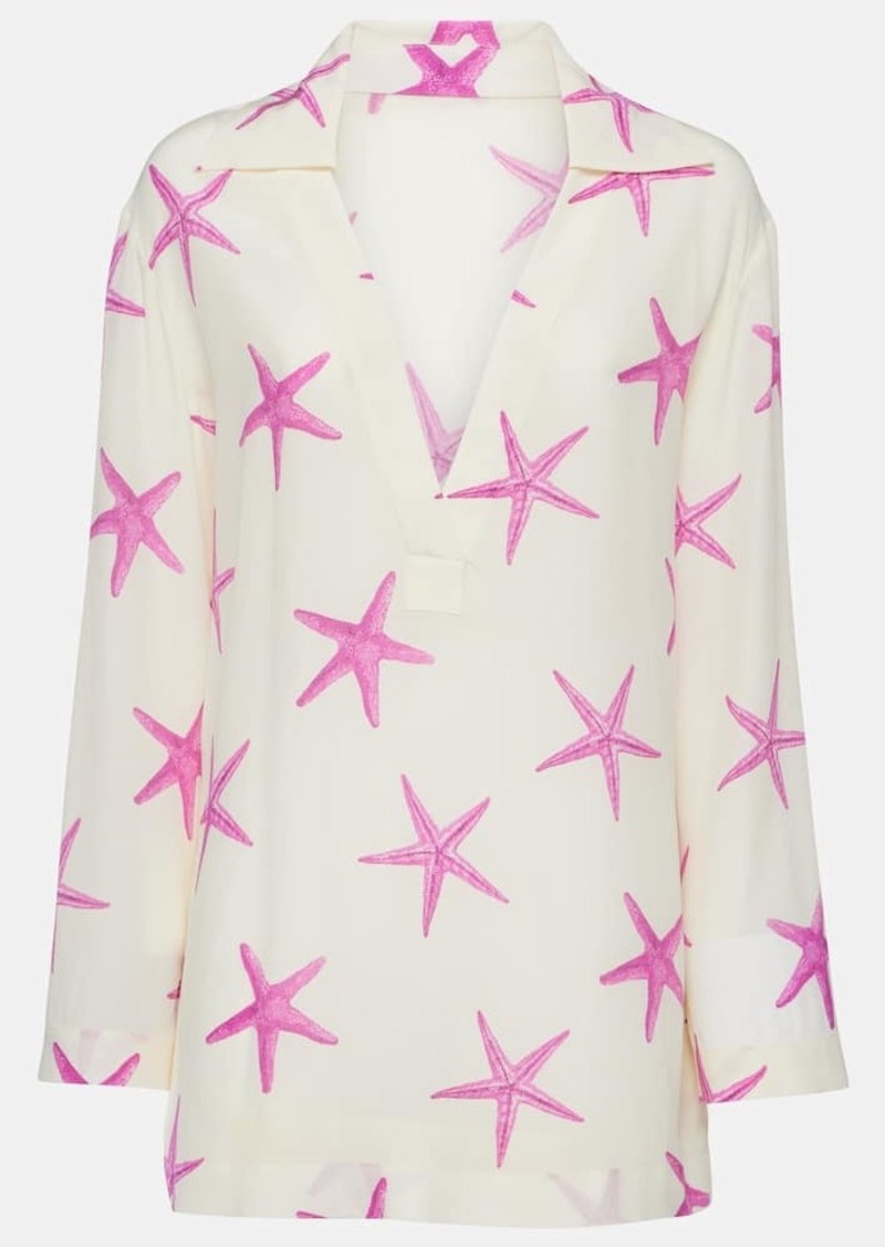 Valentino Printed silk shirt