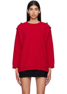Valentino Red Bow Sweater