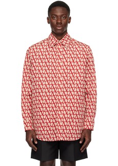 Valentino Red Iconographe Shirt