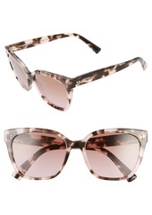 Valentino Rockstud 55mm Gradient Cat Eye Sunglasses