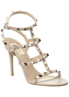 Valentino Rockstud Caged 100 Leather Sandal