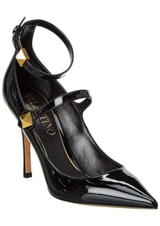 Valentino Roman Stud 100 Patent Pump