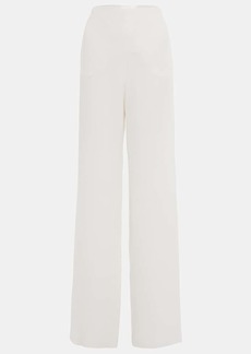 Valentino Straight silk pants