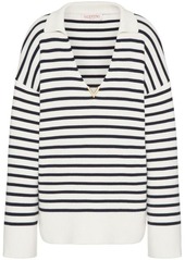 VALENTINO Striped cotton sweater