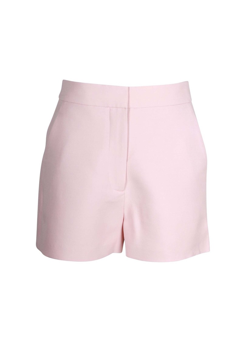 Valentino Tailored Shorts in Pink Wool