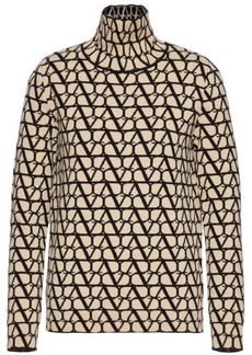 VALENTINO Toile Iconographe turtle-neck sweater