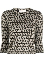 VALENTINO Toile Iconographe wool top