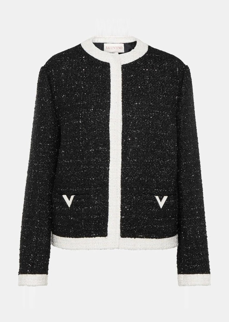 Valentino Tweed lamé jacket