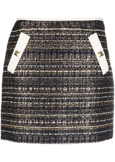 VALENTINO Tweed mini skirt