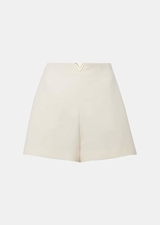 Valentino VGold Crepe Couture high-rise shorts