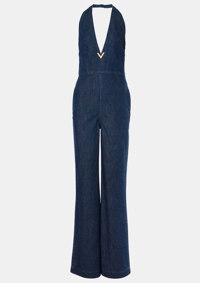 Valentino VGold denim jumpsuit