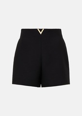 Valentino VGOLD wool and silk shorts