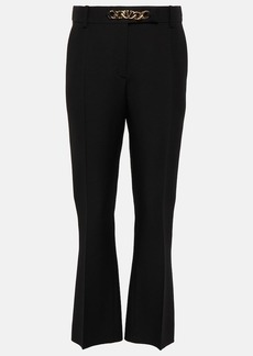 Valentino VLogo Chain wool and silk pants