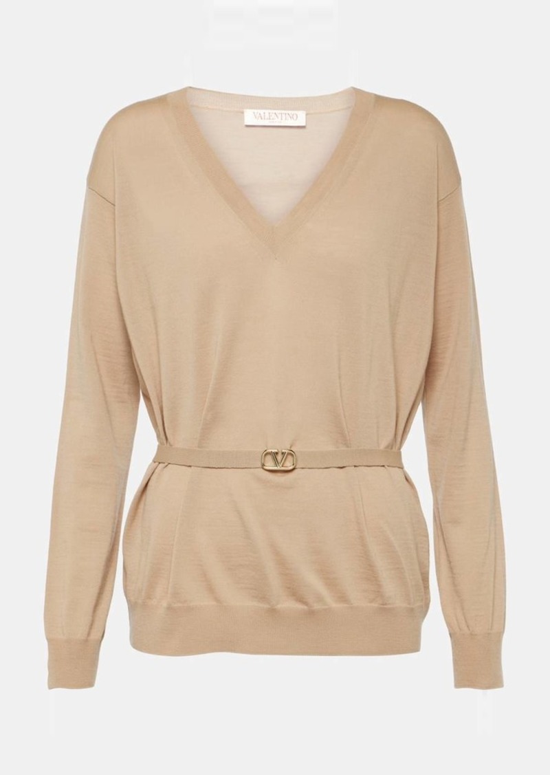 Valentino VLogo Signature virgin wool sweater