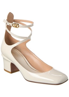 Valentino VLogo Tan-Go 60 Patent Pump