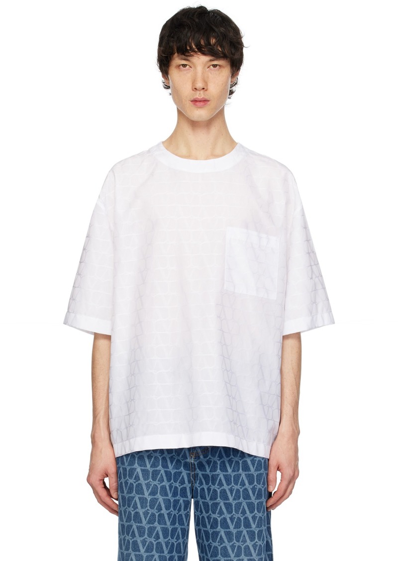 Valentino White Iconographe T-Shirt