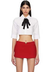 Valentino White Tie Shirt