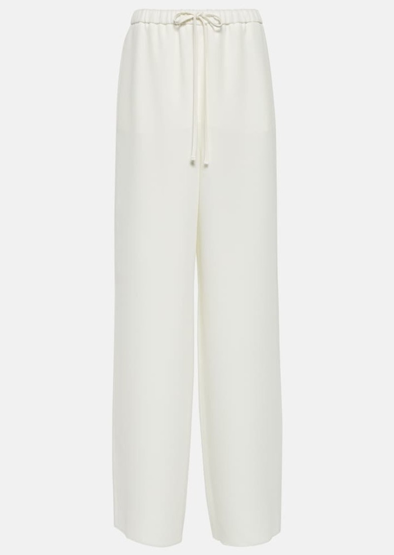 Valentino Wide-leg silk pants