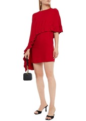 Valentino Garavani - Layered ruffled crepe mini dress - Red - IT 42