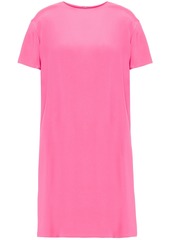 Valentino Woman Two-tone Silk-crepe Mini Dress Pink
