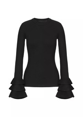 Valentino Viscose and Wool Sweater