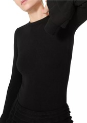 Valentino Viscose and Wool Sweater