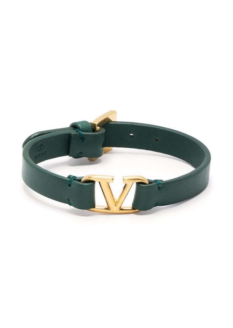 Valentino VLogo Signature leather bracelet