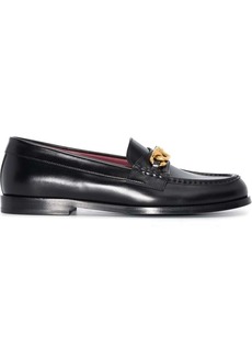 Valentino VLogo Chain leather loafers
