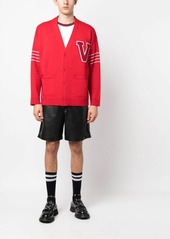 Valentino VLogo-patch wool cardigan