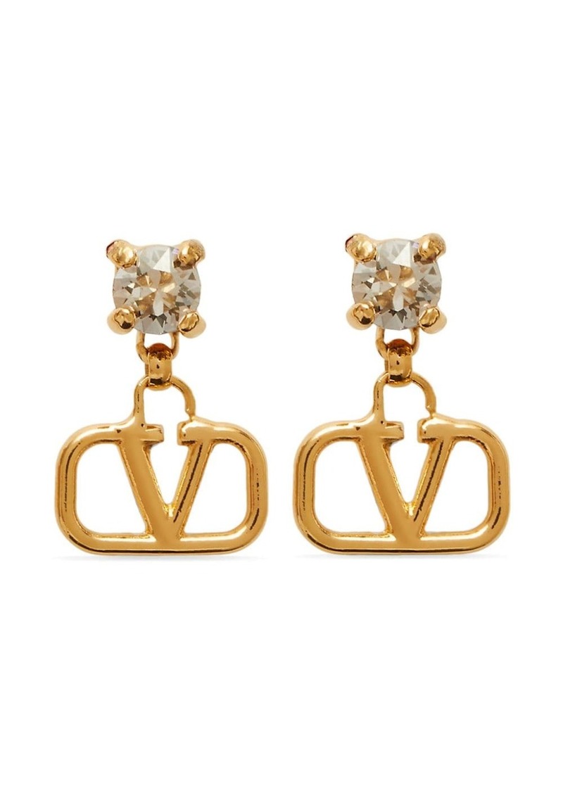 Valentino VLogo Signature crystal-embellished earrings