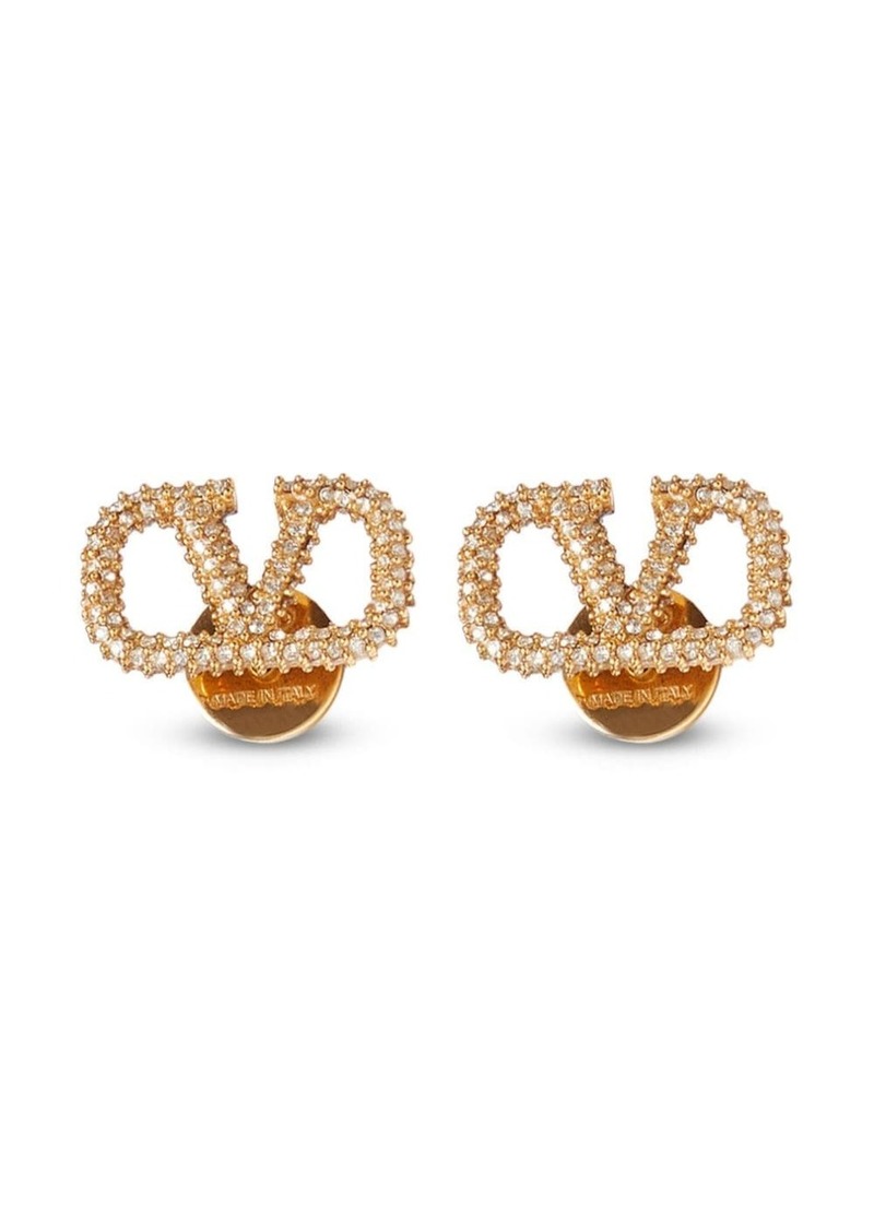 Valentino VLogo Signature crystal-embellished earrings