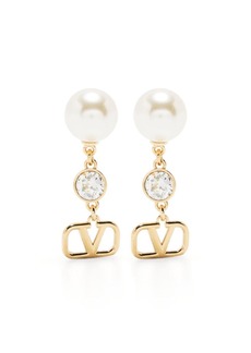 Valentino VLogo Signature drop earrings