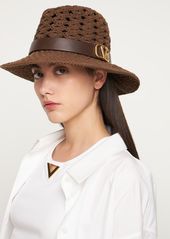 Valentino Vlogo Signature Fedora Hat
