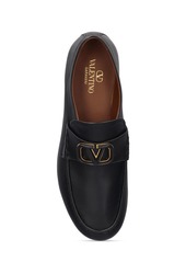 Valentino Vlogo Signature Leather Loafers