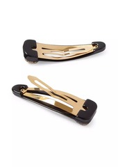 Valentino VLogo Signature Metal and Resin Hair Clips