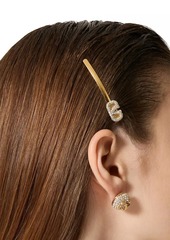 Valentino VLogo Signature Metal and Swarovski® Crystal Hair Clip