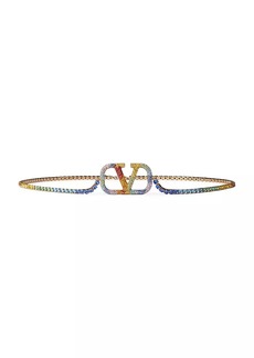 Valentino Vlogo Signature Multicolored Chain Belt