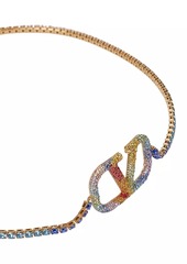 Valentino Vlogo Signature Multicolored Chain Belt