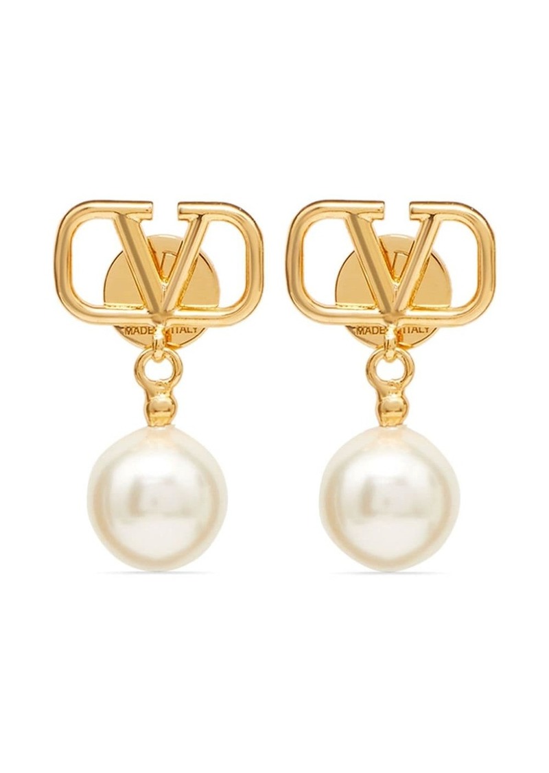 Valentino VLogo Signature pearl drop earrings