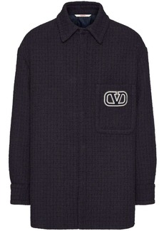 Valentino VLogo Signature tweed shirt jacket