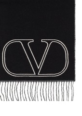 Valentino Vlogo Signature Wool Scarf