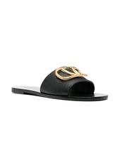 Valentino VLogo Signature leather slides