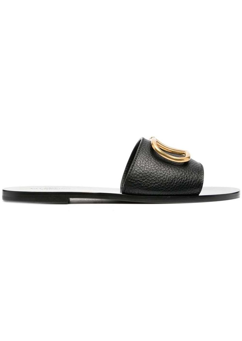 Valentino VLogo Signature leather slides