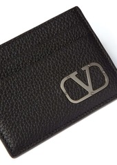 Valentino VLogo Type leather cardholder