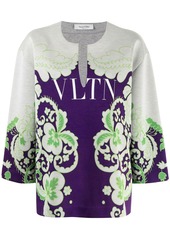 Valentino VLTN floral-print sweatshirt