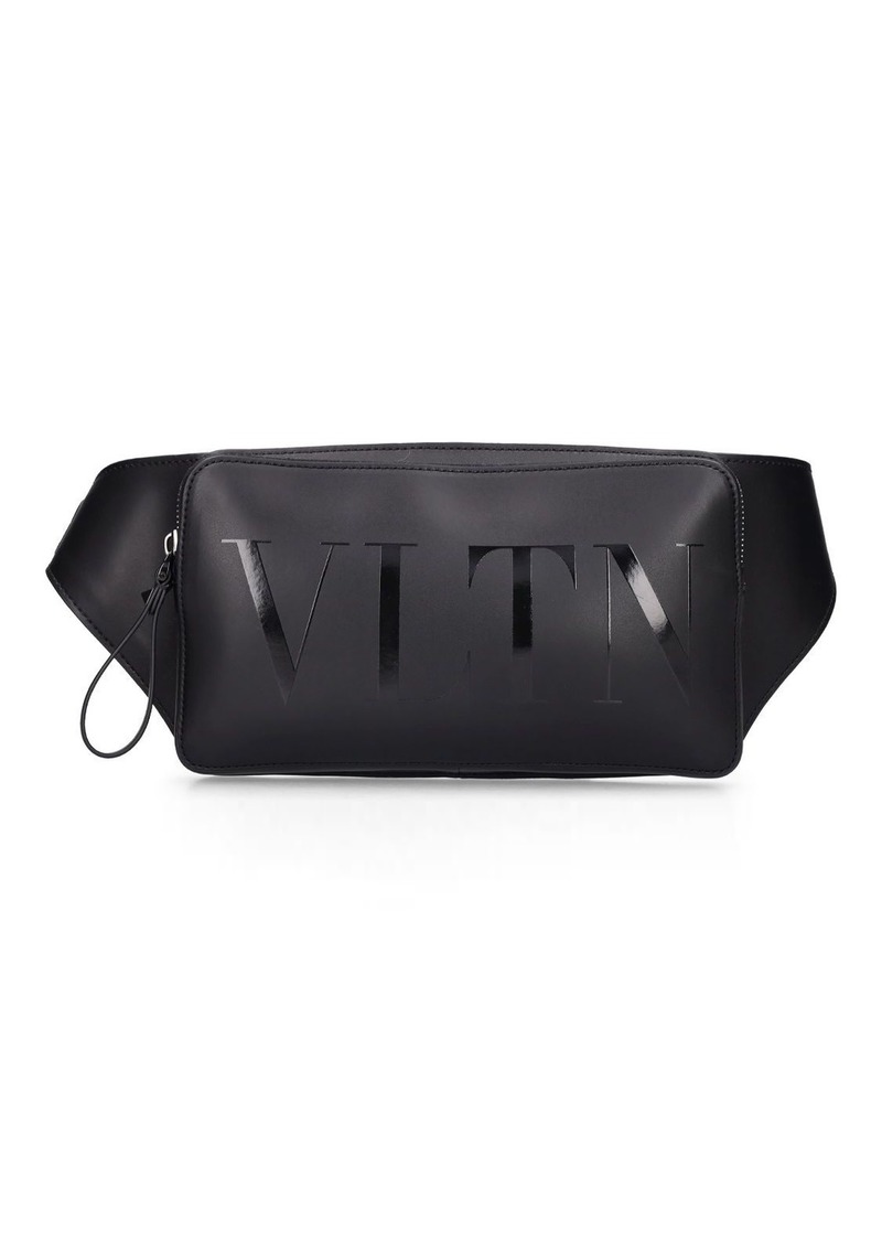 Valentino Vltn Leather Belt Bag