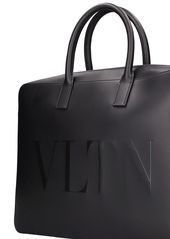 Valentino Vltn Leather Brief Case